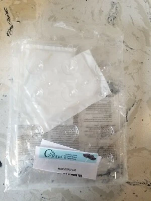 CybrTrayd 3D Rose Flower Chocolate Soap Mold Plastic W 50 Cello Bags & Twist... - Image 1 of 4