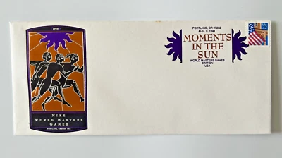 Nike World Masters Games FDC Envelope Moments In The Sun 1998 Portland OR - Image 1 of 3
