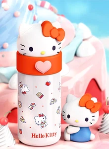 Sanrio Hello Kitty Stainless Steel Tumbler 3D Thermal Insulated Hot/Cold Mug - Picture 1 of 22