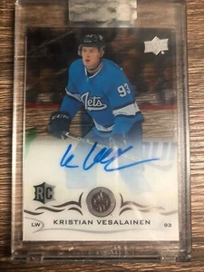 KRISTIAN VESALAINEN 2018-19 UD Clear Cut Rookie Autographs CCR-KV - Picture 1 of 1