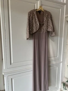 R&M Richards  Glittery Dress&Jacket , Special Occasion/Mother of Bride,  Size 12 - Picture 1 of 7