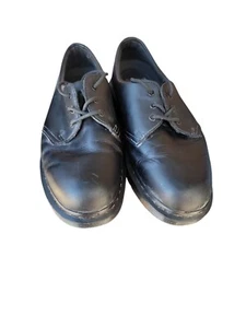 dr martens 1461 Uomo Nero Taglia 11 Sicurezza Lavoro Oxford Antiscivolo  - Foto 1 di 10