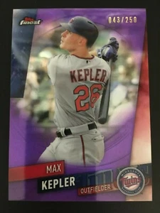 2019 Topps Finest Purple Refractor 69 Max Kepler ed/250 - Bild 1 von 2