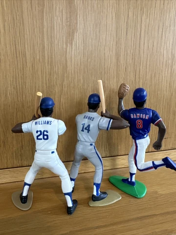 1989 Starting Lineup MLB Greats ERNIE BANKS & EDDIE MATHEWS + 1990 ANDRE DAWSON Cover
