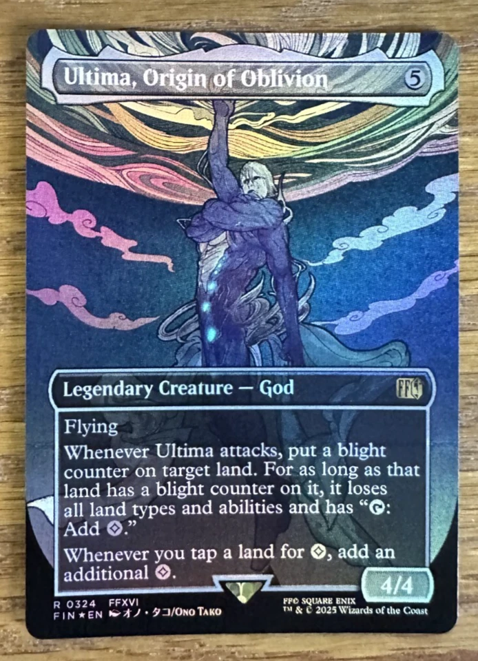 MTG Final Fantasy, Ultima, Origin of Oblivion - Borderless Foil - Image 1 of 1