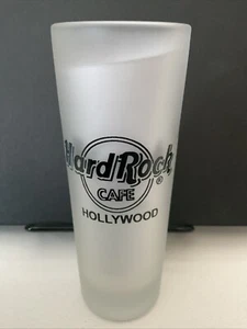 Hard Rock Café Hollywood 2002 pindemonio esmerilado 4" vaso de chupito envío gratuito - Imagen 1 de 2