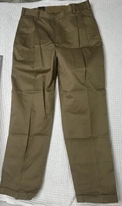 Jos. A. Bank NWT Travelers Twill Collection Mens 38W 32L Khaki Cotton Pants. - Picture 1 of 7