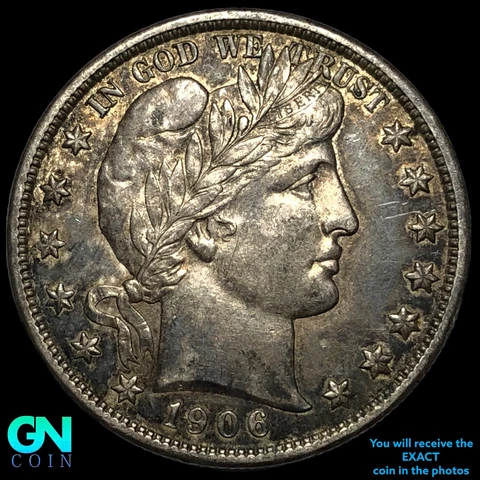 1906 D Barber Half Dollar   #E7974 Cover