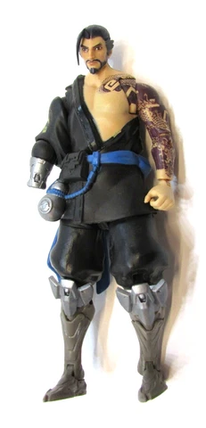Vintage Hasbro Overwatch Ultimates Series Genji Hanzo 6" Plastic Action Figure Cover