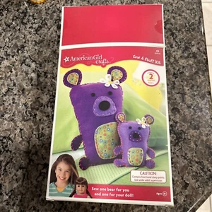 Kit de costura y relleno artesanal American Girl, 2 osos de peluche, 45 piezas - Imagen 1 de 2