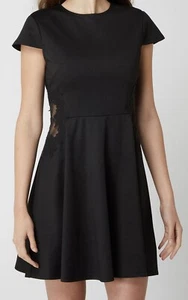 TED BAKER Kleid kurz, Kleid mit Spitze Gr. 3 (M), schwarz - Bild 1 von 7