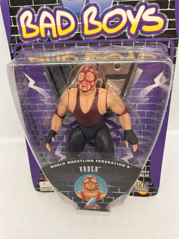 Van Vader Bad Boys WWF Wrestling Figure Jakks Ljn Hasbro Wrestlemania 1997 B23 Cover