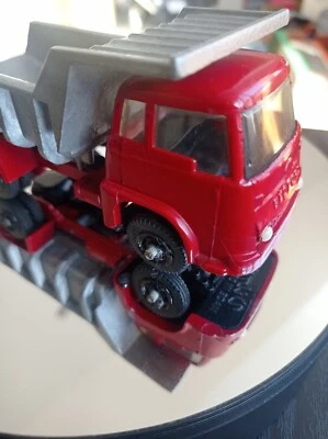 TEKNO VILMER BEDFORD CAMION DUMP TRUCK ANNI 60 raro giocattolo Epoca DENMARK - Immagine 1 di 4