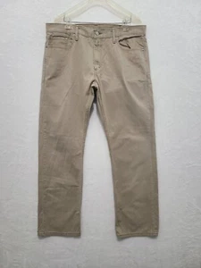 Levi's 514 Men's Straight Fit Brown Jeans Size 38x32 - Picture 1 of 12
