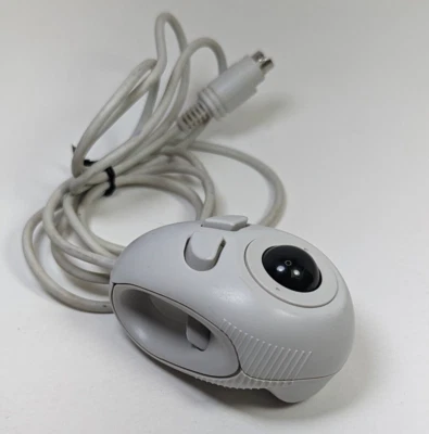 Vintage Ami Trust FDM-G10 Trackball Finger Held Mini Mouse PS2 Connection (GOOD) - Image 1 of 4