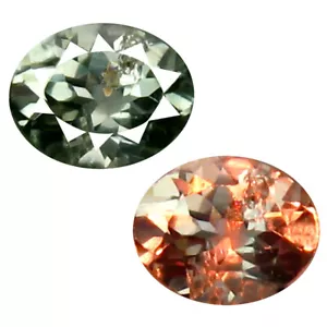 0.44 ct Splendid Oval Cut (5 x 4 mm) Un-Heated Green Alexandrite Gemstone - Picture 1 of 3