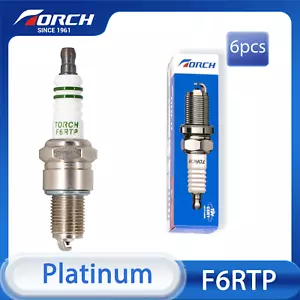 6x F6RTP Platinum TORCH Spark Plug Replacement for NGK 7084 BPR6EGP for Denso - Picture 1 of 8