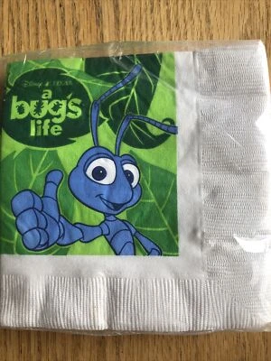 Servilletas de bebidas Hallmark Party Express de colección Disney Pixar It’s A Bug’s Life Foto 1 de 4