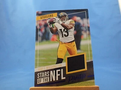 James Washington Prestige 2019 Stars of the NFL Xtra Points Jersey Materials - Image 1 of 2