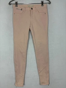 Zara Womens Jeans Size 04 Zip Ankle Mid Rise Tapered Z1975 Basic Dept Stretch - Picture 1 of 12