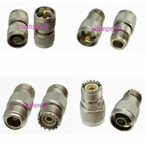 1 pz adattatore da N a UHF PL259 SO239 connettore coassiale RF dritto maschio e femmina - Foto 1 di 17