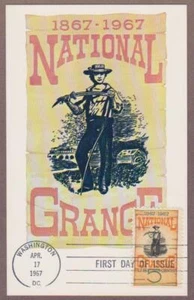 US # 1323 American Farmers National Grange Maxi Card - I Combine S/H - Picture 1 of 1