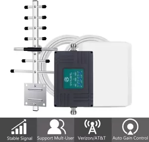Tri-Band Cell Phone Signal Booster Repeater for Verizon AT&T T-Mobile 3G 4G LTE - Picture 1 of 7