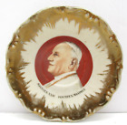 Vintage POPE JOHN JOANNES XXIII Pontifex Maximus Gold Trim Collectors Plate