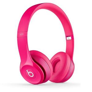 New ListingBeats Solo 2 Wired On Ear Headphones - Royal Edition Imperial Violet / Pink