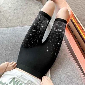 Women Fitness Short Pants High-Waist Cycling Ladies Summer Shorts Streetwear - Picture 1 of 16