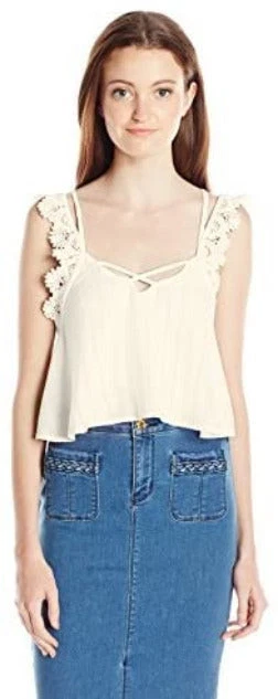 Camiseta sin mangas Rip Curl Everlong con encaje para mujer Foto 1 de 1