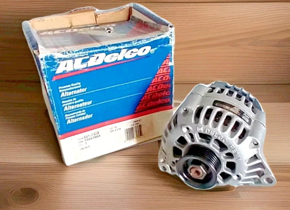 Remanufactured Alternator Delco CS130D, 100Amp ACDELCO GM OE 321-1308 (USA Made) - Image 1 of 4