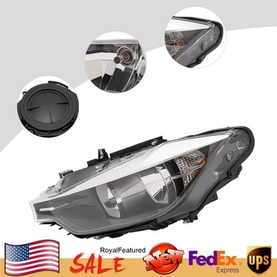 Halogen Headlight Left Driver Side For 2012 2013-2015 BMW 320i 328i Sedan Wagon — 第 1/4 张图片