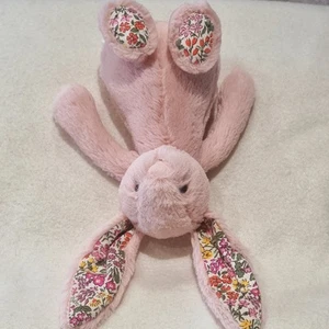 Jellycat Bunny Pink Flower NEW Afternoon Tea Special Edition Import BNWOT - Picture 1 of 13