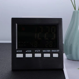 Weather Alarm Clock Portable Electronic with Digital LED - Picture 1 of 11