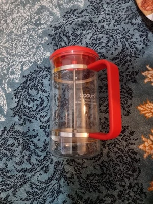 Original Bodum Red French Press 1.5L Cafetiere Coffee Maker Vintage Denmark - Image 1 of 4