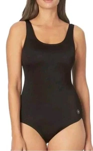 Traje de baño Hurley XXL para mujer 4 vías elástico una pieza UPF 50+ negro nuevo sin etiquetas baño - Imagen 1 de 8