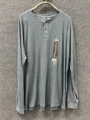 Great Northwest Clothing Company Henley Longsleeve 2XLT Gray NWT MRSP $34 - Image 1 of 4