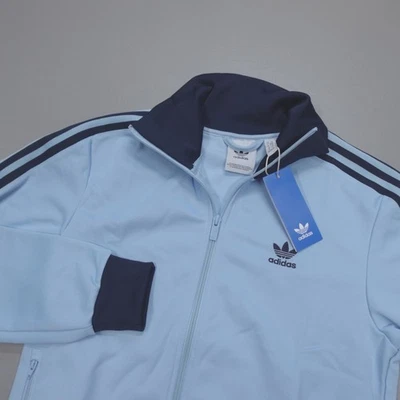 adidas Originals Men's Beckenbauer Track Jacket Clear Sky/Night Indigo JP2521 - Image 1 of 4