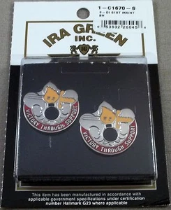 US Army 51st Maintenance Battalion Unit Crest Insignia - New Pair - Picture 1 of 1
