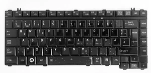 deutsche QWERTZ Tastatur für Toshiba Satellite L300 L300D L450 L450D Klavierlack - Bild 1 von 2