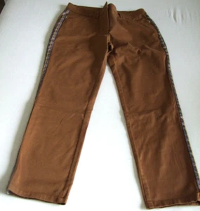 Hose Damen, Kurzgröße 19 (38), beige mit Gallionsstreifen - Bild 1 von 3
