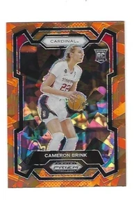 Cameron Brink 2024 Panini Prizm Karten. Orange Ice Prizm & Base RC. ( 2 Karten ) - Bild 1 von 4