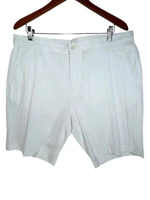 Мужские шорты CALVIN KLEIN Chino 36 дюймов белые приталенные длина до колена хлопок тканая смесь - Изображение 1 из 4