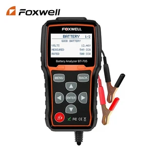 FOXWELL BT705 12V&24V 100-2000 CCA Car Battery Load Tester Cranking Charging - Picture 1 of 7