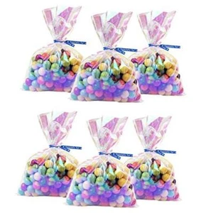 Easter Iridescent Holographic Cellophane Bags,6x9 Inch 100 Pcs Party 6"x9" - Picture 1 of 7