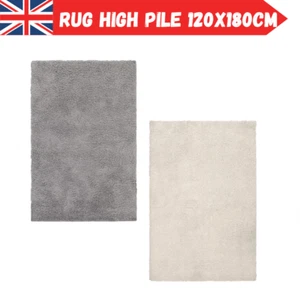 IKEA ÄRENDE Rug High Pile Soft Thick Carpet Durable Living Room Mat 120x180cm - Picture 1 of 8