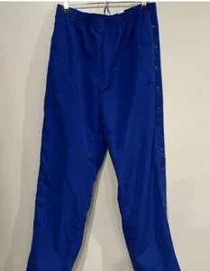 Men’s Y2K 1999 Prince Sportswear Track Pants Size Large Royal Blue Vintage Lined - Picture 1 of 12