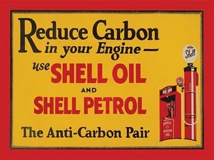 Shell Reduzieren Carbon Kühlschrank Magnet (Og) - Bild 1 von 1