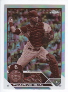 2023 Topps Chrome #139 WILLSON CONTRERAS St. Louis Cardinals SEPIA REFRACTOR - Picture 1 of 3
